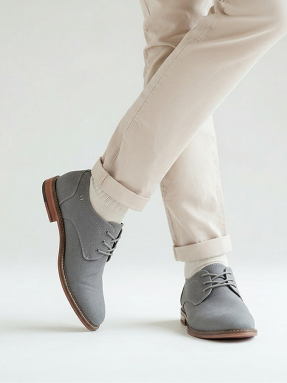 NIB J75 Jump Men’s Hamilton Gray Oxford Dress Shoes Lace Up - Size 9